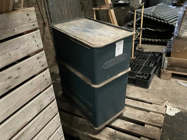 Gedore adjutant 1580 gereedschapswagen - afbeelding 3 van  4