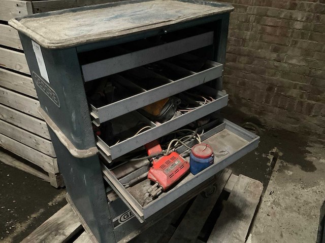 Gedore adjutant 1580 gereedschapswagen - afbeelding 4 van  4