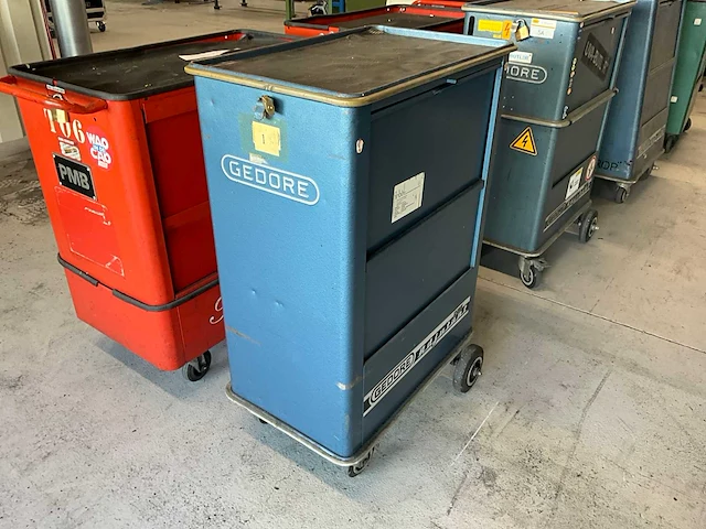 Gedore adjutant 1580 gereedschapswagen - afbeelding 1 van  6