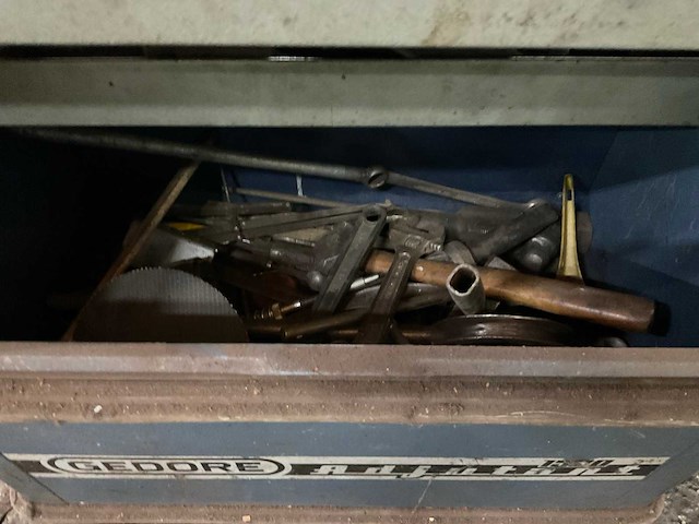 Gedore gereedschapswagen met inhoud - afbeelding 8 van  8