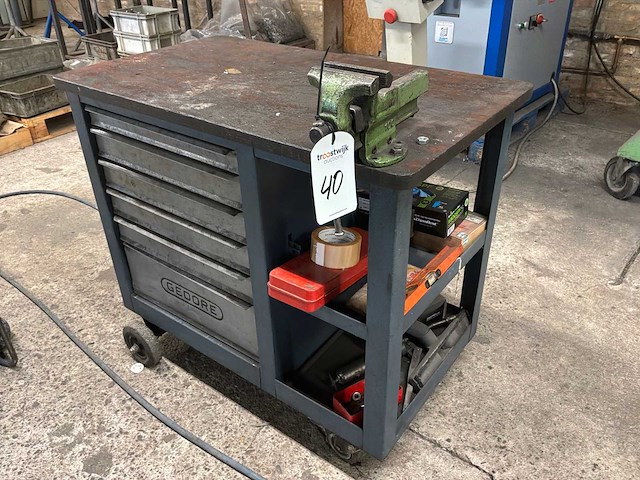 Gedore gereedschapswagen - afbeelding 1 van  8