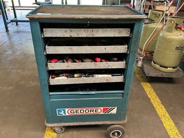 Gedore gereedschapswagen - afbeelding 12 van  14