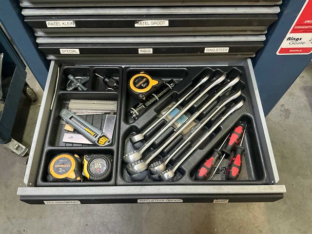 Gedore gereedschapswagen - afbeelding 10 van  13