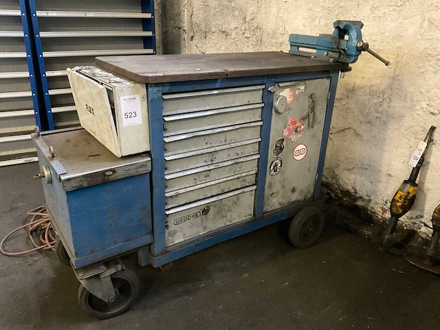 Gedore gereedschapswagen - afbeelding 1 van  17