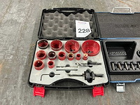 Gedore k1900 diverse gatenboren- en slagschroevendraaier set (3x) - afbeelding 2 van  7