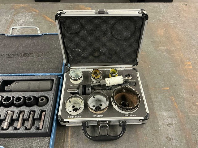 Gedore k1900 diverse gatenboren- en slagschroevendraaier set (3x) - afbeelding 4 van  7