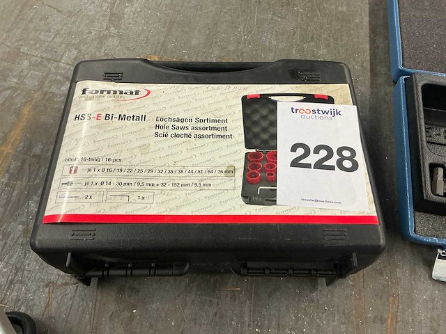 Gedore k1900 diverse gatenboren- en slagschroevendraaier set (3x) - afbeelding 5 van  7