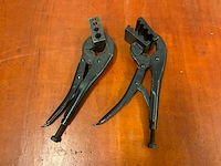 Gedore klemtang t.b.v nippels in kunststofleiding (2x) - afbeelding 3 van  3