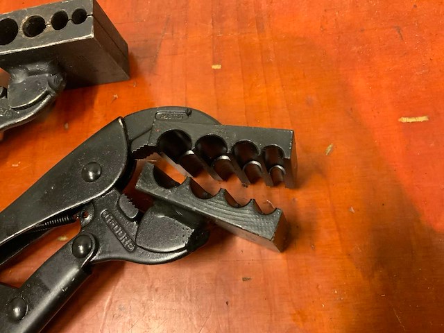 Gedore klemtang t.b.v nippels in kunststofleiding (2x) - afbeelding 3 van  4