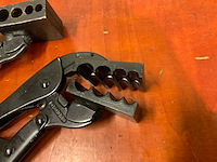 Gedore klemtang t.b.v nippels in kunststofleiding (2x) - afbeelding 3 van  4