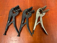 Gedore klemtang t.b.v nippels in kunststofleiding (3x) - afbeelding 2 van  4