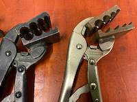 Gedore klemtang t.b.v nippels in kunststofleiding (3x) - afbeelding 3 van  4