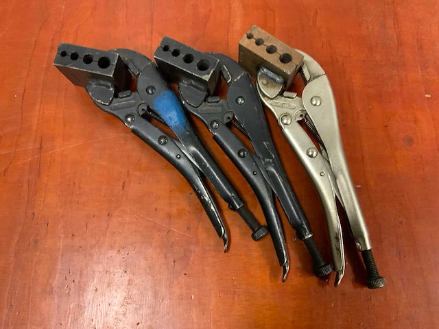 Gedore klemtang t.b.v nippels in kunststofleiding (3x) - afbeelding 4 van  4