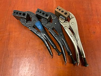 Gedore klemtang t.b.v nippels in kunststofleiding (3x) - afbeelding 4 van  4