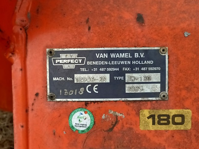 Gedragen klepelmaaier, perfect, zw-180, 2009 - afbeelding 5 van  10