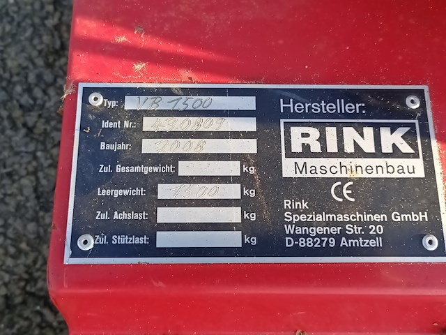 Gedragen kunstgrasborstel, rink, vb 1500, 2008 - afbeelding 5 van  5