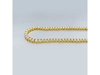 Geel tenniscollier met briljanten 12.50 carat totaal - afbeelding 5 van  9