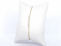 Geelgouden armband met diamanten - afbeelding 3 van  9