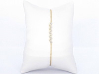 Geelgouden armband met diamanten - afbeelding 4 van  9