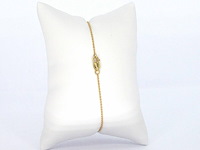 Geelgouden armband met diamanten - afbeelding 7 van  9