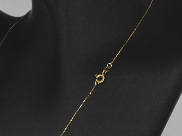 Geelgouden ketting met een fancy diamant van 1.04 carat (gecertificeerd) - afbeelding 8 van  10