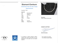 Geelgouden tenniscollier 10.00 carat briljant diamanten - afbeelding 3 van  7