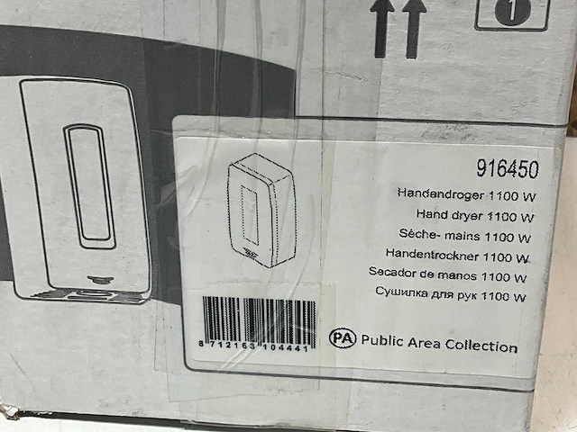 Geesa 916450 handdroger 1100w - afbeelding 3 van  3