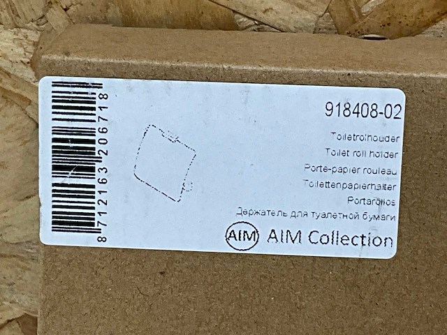 Geesa aim toiletrolhouder chroom (10x) - afbeelding 5 van  6
