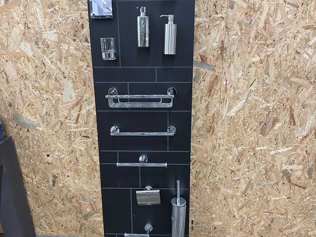 Geesa badkamer accessoires chrome (10x) - afbeelding 7 van  14