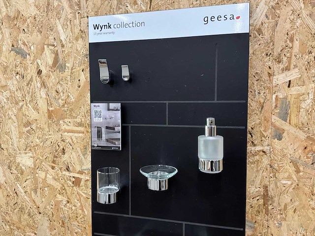 Geesa badkamer accessoires chrome (8x) - afbeelding 14 van  20