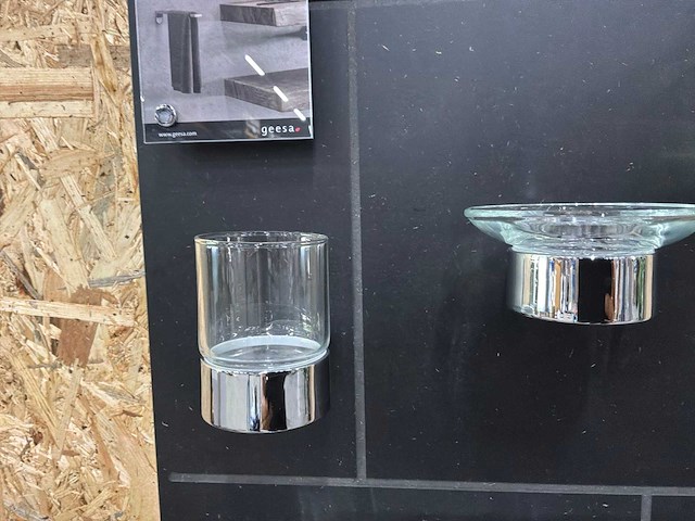 Geesa badkamer accessoires chrome (8x) - afbeelding 20 van  20