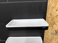 Geesa badkamer accessoires chrome/wit (8x) - afbeelding 9 van  11