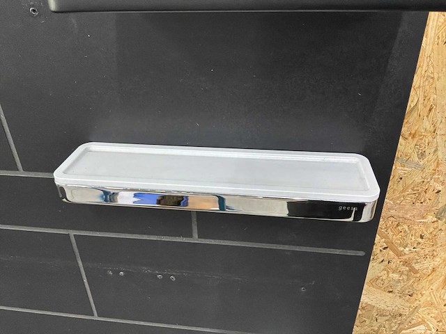 Geesa badkamer accessoires chrome/wit (8x) - afbeelding 2 van  11