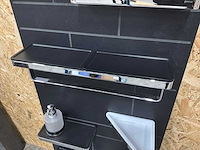 Geesa badkamer accessoires chrome/zwart (11x) - afbeelding 3 van  22