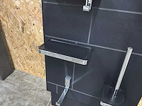 Geesa badkamer accessoires chrome/zwart (11x) - afbeelding 7 van  22