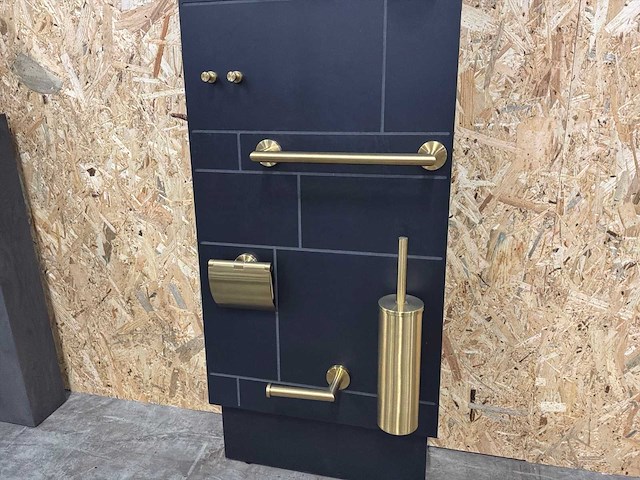 Geesa badkamer accessoires goud (6x) - afbeelding 2 van  5