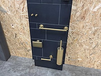 Geesa badkamer accessoires goud (6x) - afbeelding 3 van  5