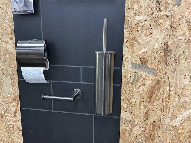 Geesa badkamer accessoires gunmetal (6x) - afbeelding 11 van  13