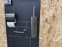 Geesa badkamer accessoires gunmetal (6x) - afbeelding 11 van  13