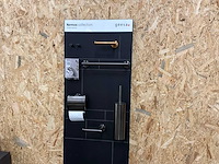 Geesa badkamer accessoires gunmetal (6x) - afbeelding 4 van  13