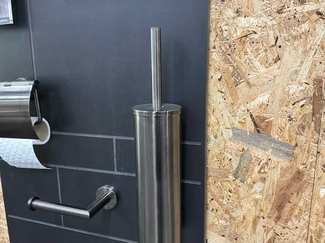 Geesa badkamer accessoires gunmetal (6x) - afbeelding 9 van  13