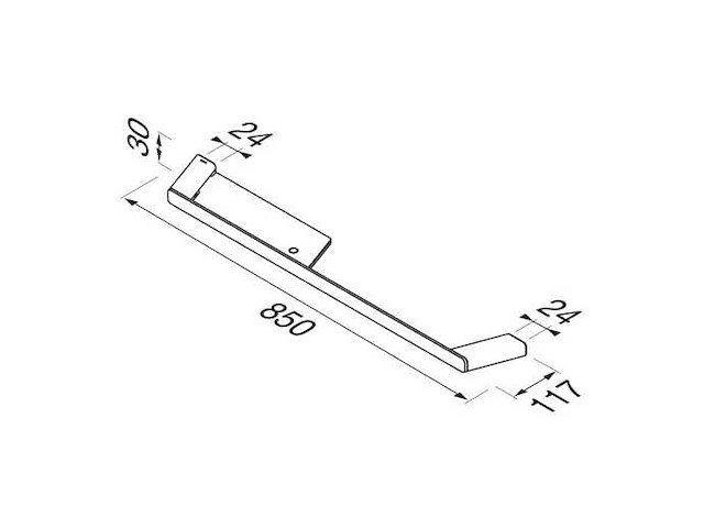Geesa handdoekrek met planchet (3x) - afbeelding 5 van  6