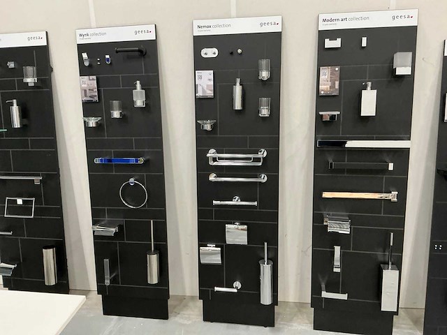 Geesa toiletaccessoire demoplaat (5x) - afbeelding 2 van  6