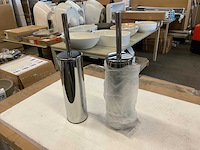 Geesa toiletborstel in houder (2x) - afbeelding 1 van  2