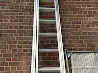 Gefelste opsteekladder 3-delig 3 x 12 sporten zarges, everest 3de 44853 - afbeelding 2 van  5