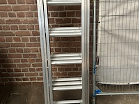 Gefelste opsteekladder 3-delig 3 x 12 sporten zarges, everest 3de 44853 - afbeelding 3 van  5