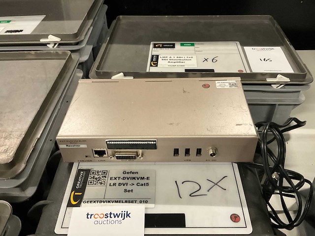 Gefen ext-dvikm-e lr dvi dvi naar cat5 set (12x) - afbeelding 1 van  4