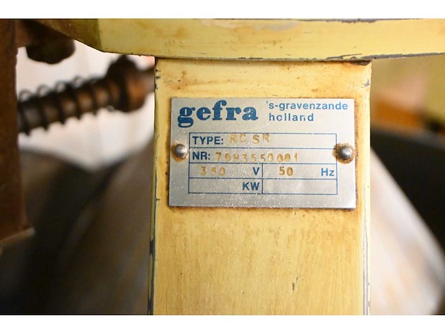Gefra de ridder rv sr opbolmachine - afbeelding 5 van  5