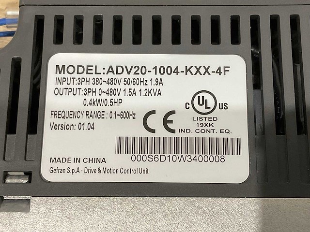 Gefran sieid adv20 elektrisch onderdeel (5x) - afbeelding 9 van  9