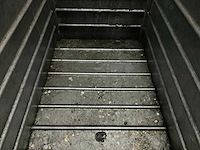 Gegalvaniseerd metaalafvalcontainer op wielen - afbeelding 3 van  4